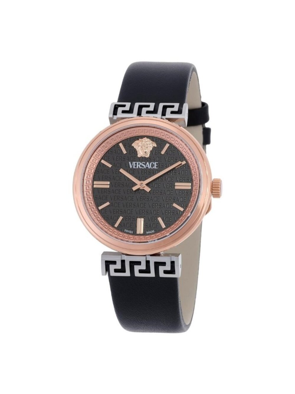 NWT Versace Mythos Quartz Black Dial Ladies Watch